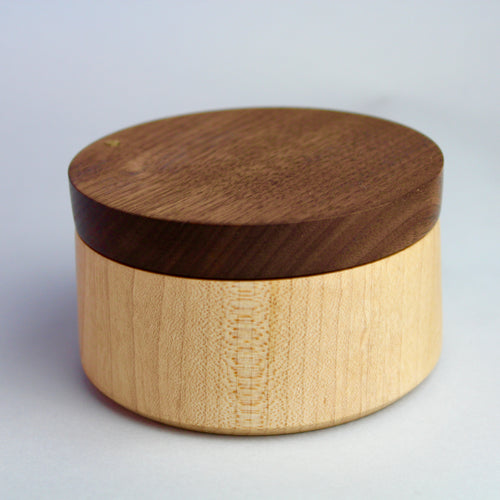 Walnut & Maple Salt Cellar