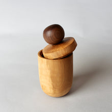 Load image into Gallery viewer, Pear Container with Walnut