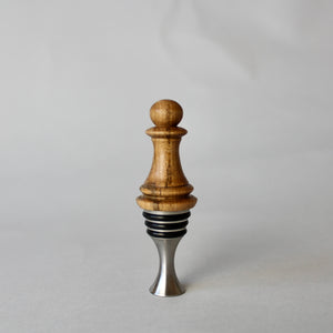 Maple Pawn Bottle Stopper