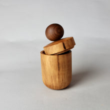 Load image into Gallery viewer, Pear Container with Walnut