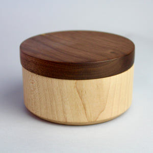 Walnut & Maple Salt Cellar