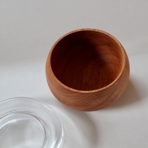 Cypress Bowl with Lid