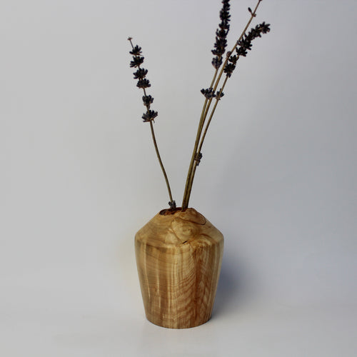 Curly Maple Bud Vase