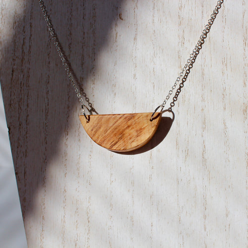 Cottonwood Half Moon Tenon Necklace #9