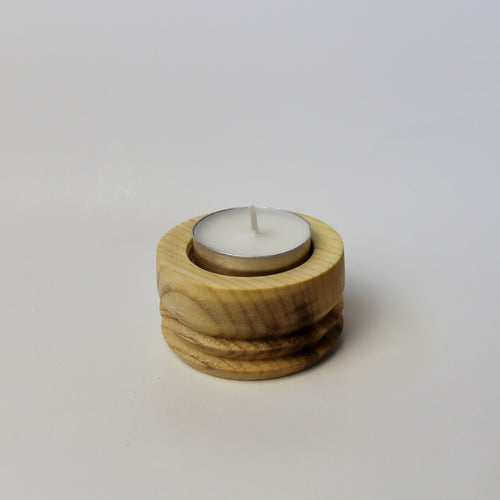 Mini Elm Tea Light Holder