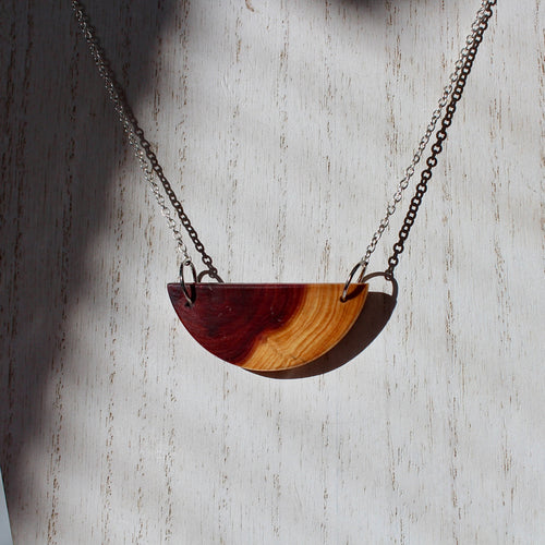 Juniper Half Moon Tenon Necklace #12