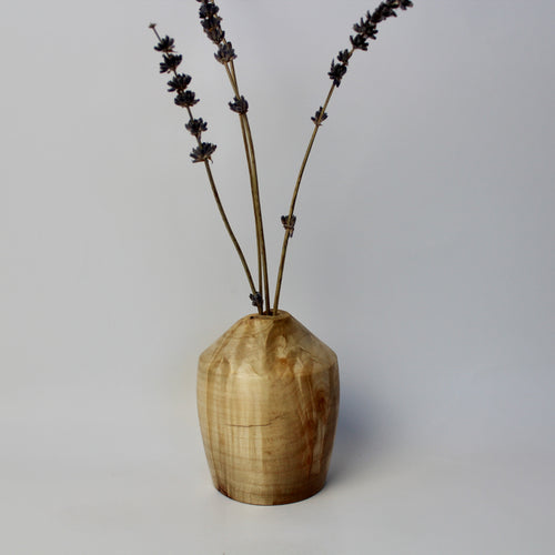 Curly Maple Bud Vase