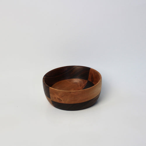 Walnut Maple Segmented Spice Bowl
