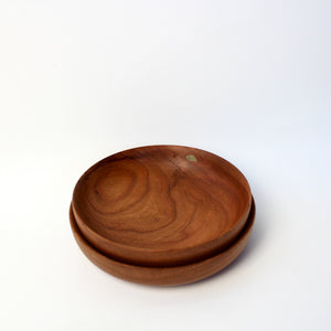 Red Oak Spice Bowl Pair