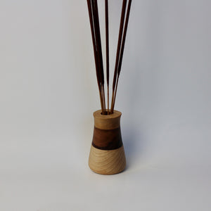 Walnut Ambrosia Maple Segmented Bud Vase