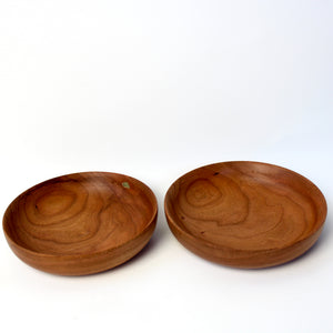 Red Oak Spice Bowl Pair