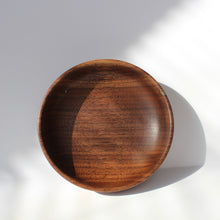 Load image into Gallery viewer, Small Brass Inlaid Walnut Bowl