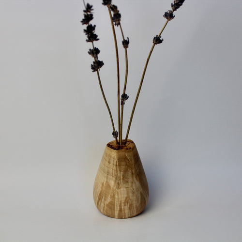 Curly Maple Bud Vase