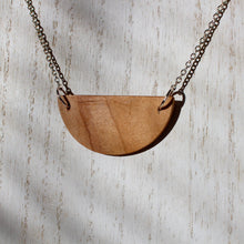 Load image into Gallery viewer, Maple Half Moon Tenon Necklace