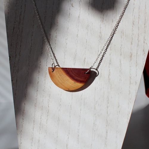 Juniper Half Moon Tenon Necklace #11