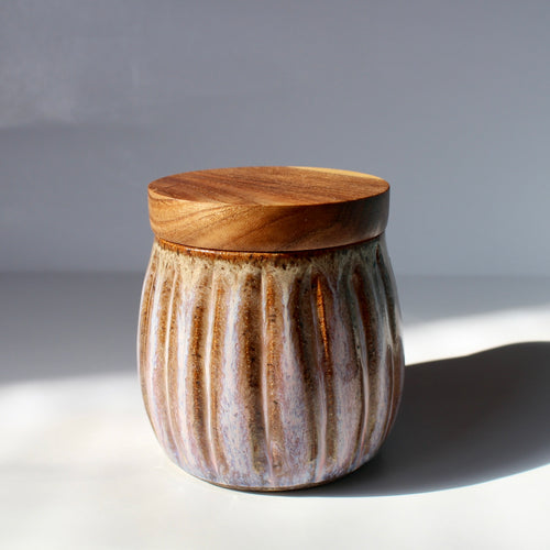 Small Cloudhead Ceramic Lidded Jar