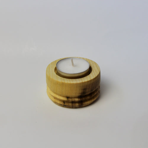 Mini Elm Tea Light Holder