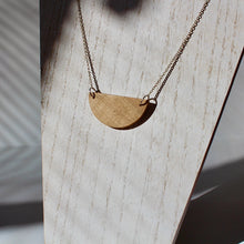 Load image into Gallery viewer, Maple Half Moon Tenon Necklace #13