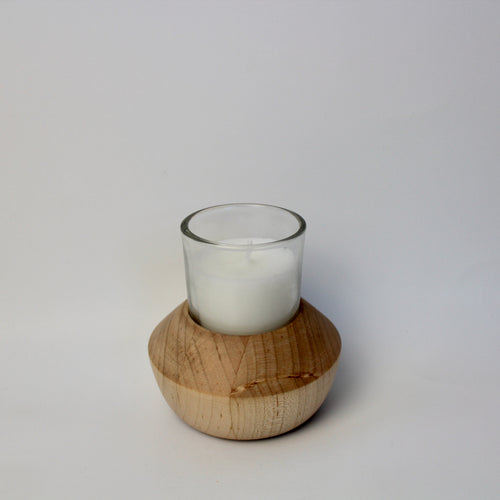Hollow Segmented Maple Holder