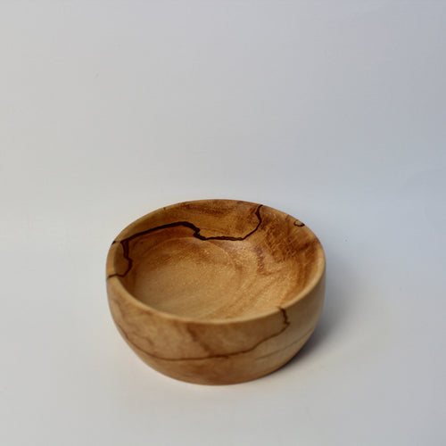 Thick Rim Spalted Maple Spice Bowl