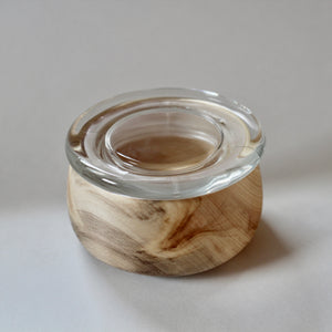White Aspen Bowl with Lid
