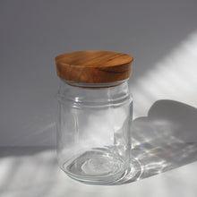 Load image into Gallery viewer, Poplar Lidded Glass Jar