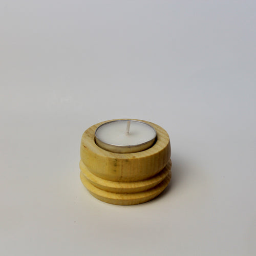 Mini Elm Tea Light Holder