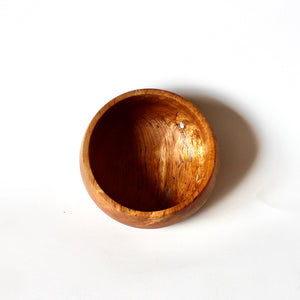 Spalted Maple Bowl with Aluminum Inlay