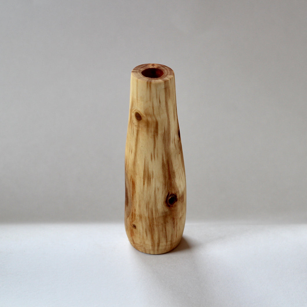Tiger Cottonwood Bud Vase