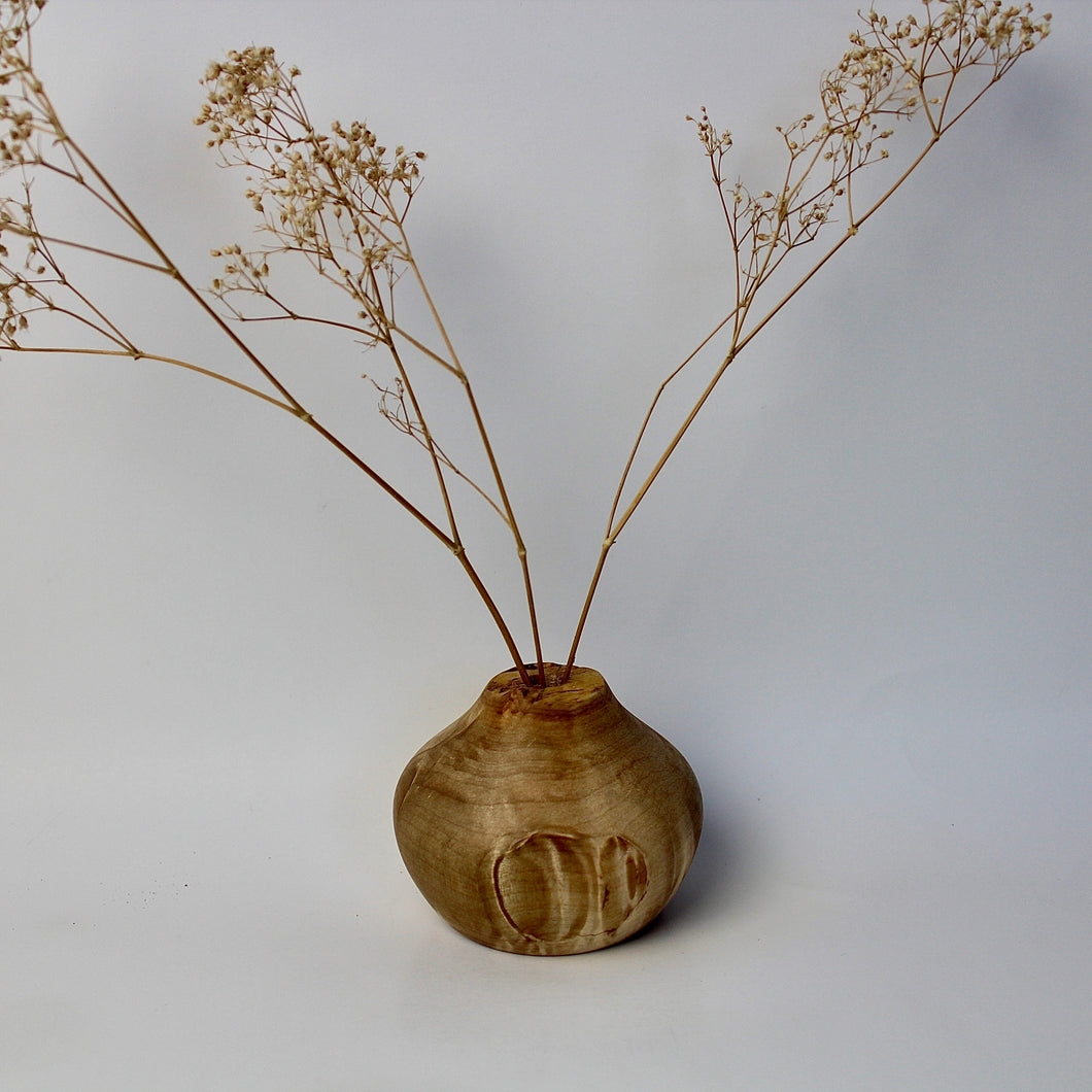 Curly Maple Bud Vase