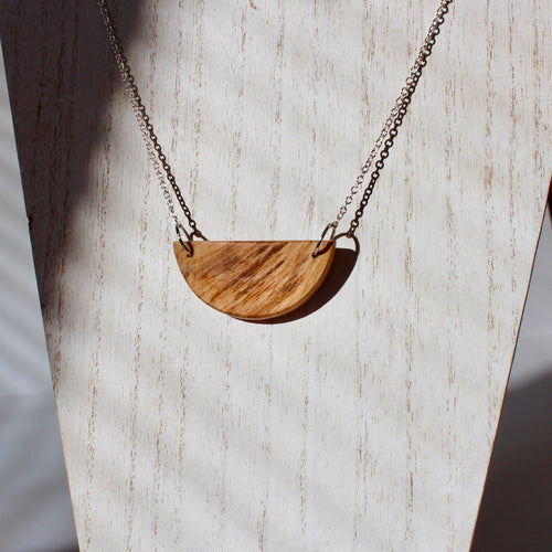 Cottonwood Half Moon Tenon Necklace #10