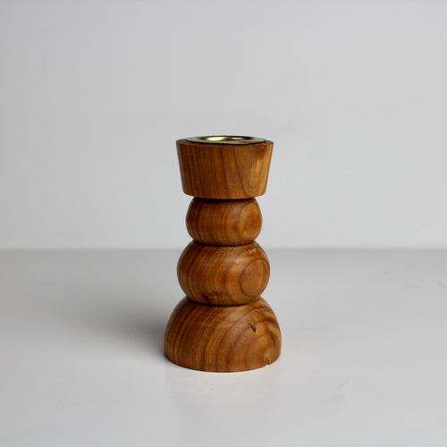 Apple Taper Candle Holder