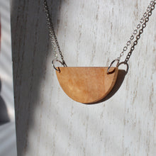 Load image into Gallery viewer, Maple Half Moon Tenon Necklace #4
